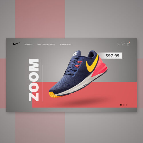 Nike Zoom – Landing Page